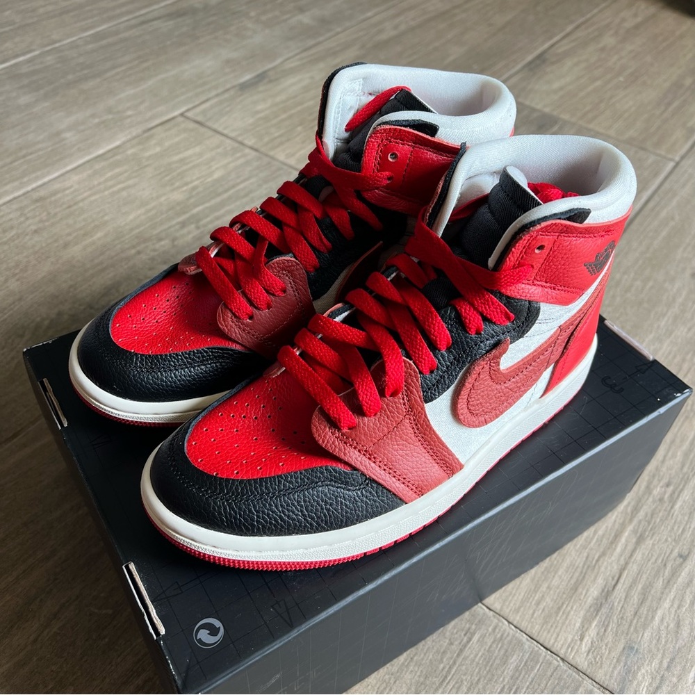 NWT Jordan Women's Sneakers Red Black White